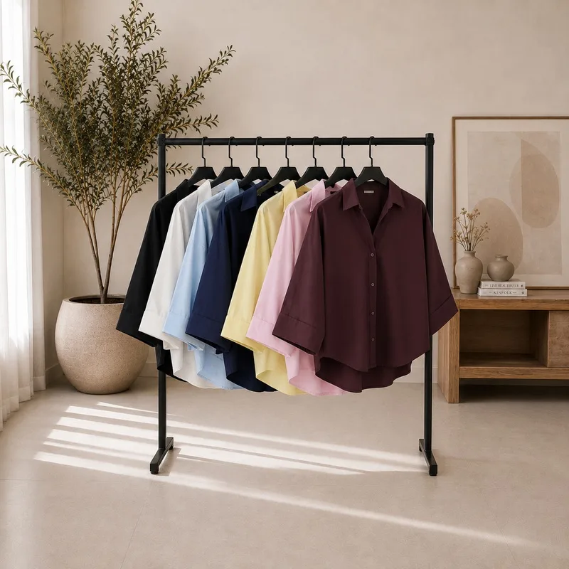 قميص نسائي Oversize بألوان متعددة ✨